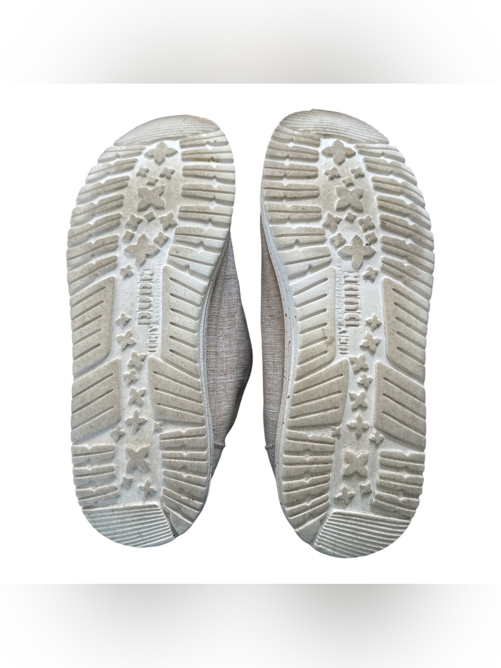 Hey Dude Wendy Chambray Slip On Shoe Sneakers Lightweight White Nut Women’s 9 - Picture 9 of 10